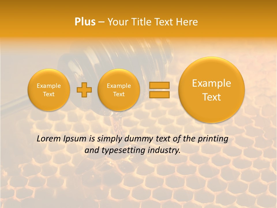 Background Honey Meal PowerPoint Template