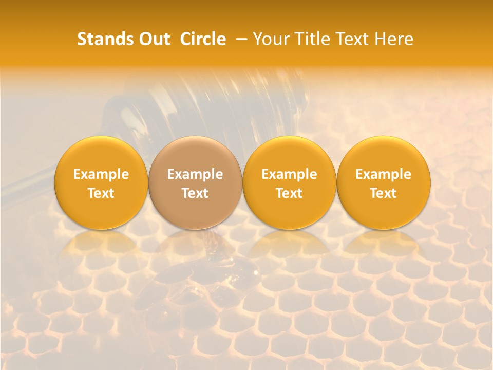 Background Honey Meal PowerPoint Template