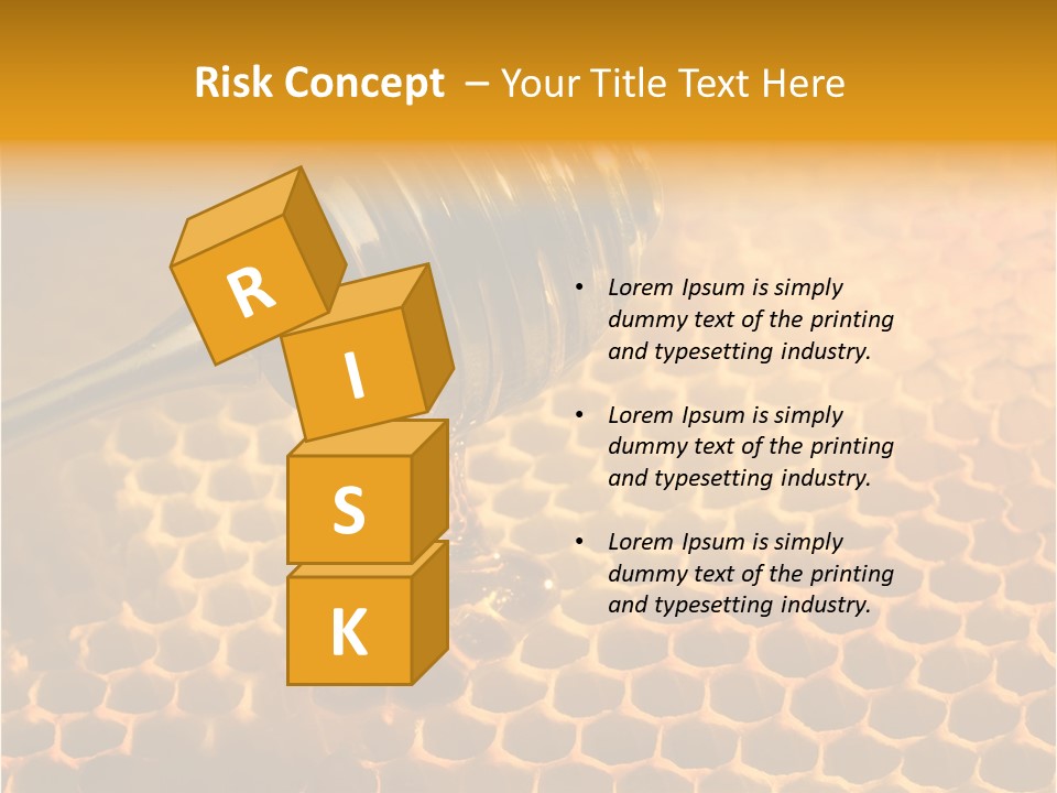 Background Honey Meal PowerPoint Template