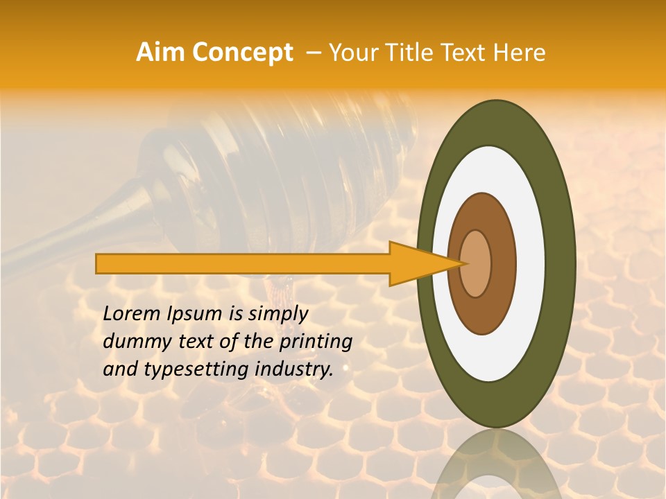 Background Honey Meal PowerPoint Template