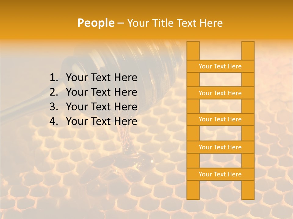 Background Honey Meal PowerPoint Template