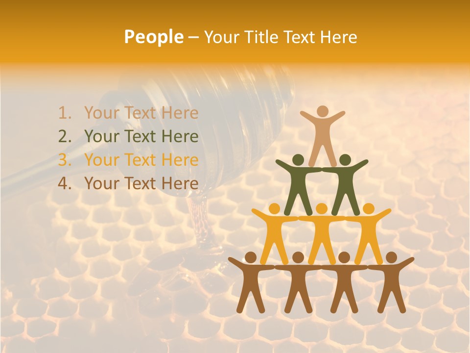 Background Honey Meal PowerPoint Template