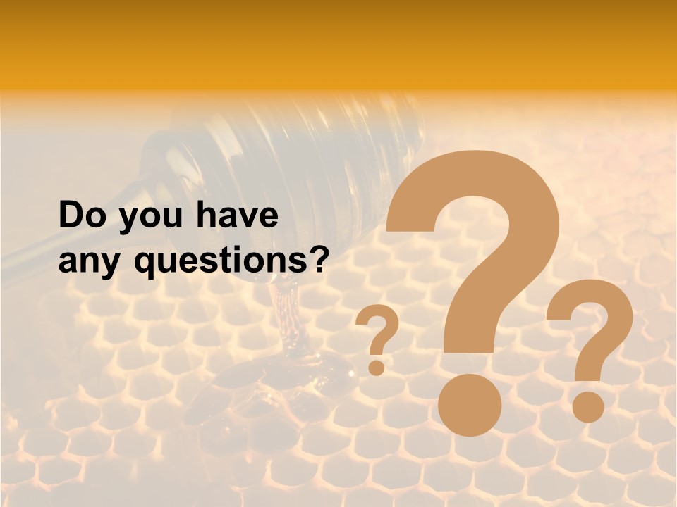 Background Honey Meal PowerPoint Template