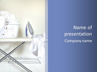 Labor Cleaners Laundry PowerPoint Template
