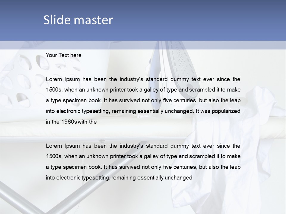 Labor Cleaners Laundry PowerPoint Template