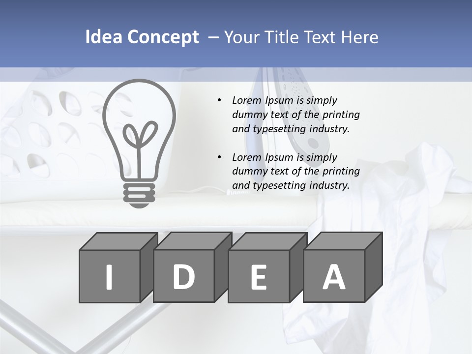 Labor Cleaners Laundry PowerPoint Template