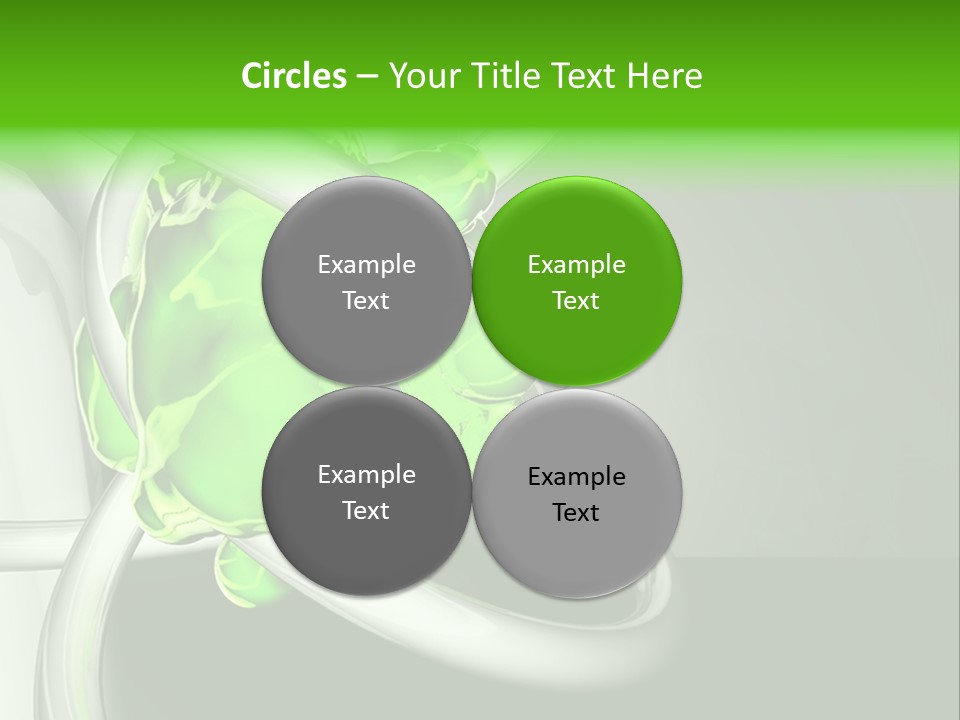 Colors Blob Green PowerPoint Template