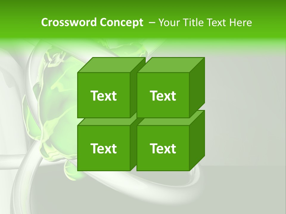 Colors Blob Green PowerPoint Template