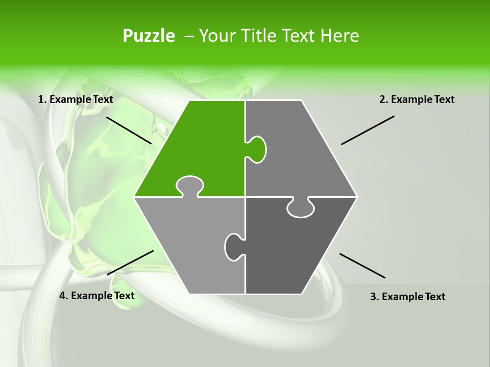 Colors Blob Green PowerPoint Template