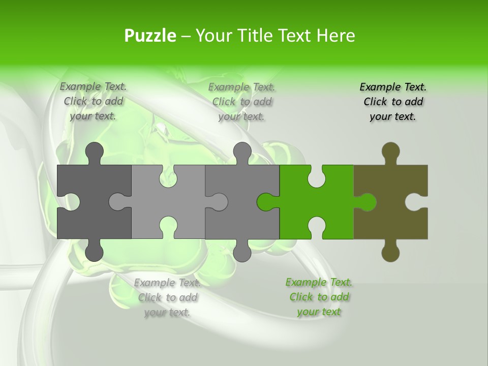 Colors Blob Green PowerPoint Template