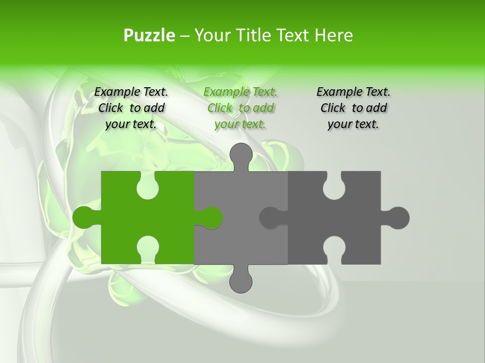 Colors Blob Green PowerPoint Template