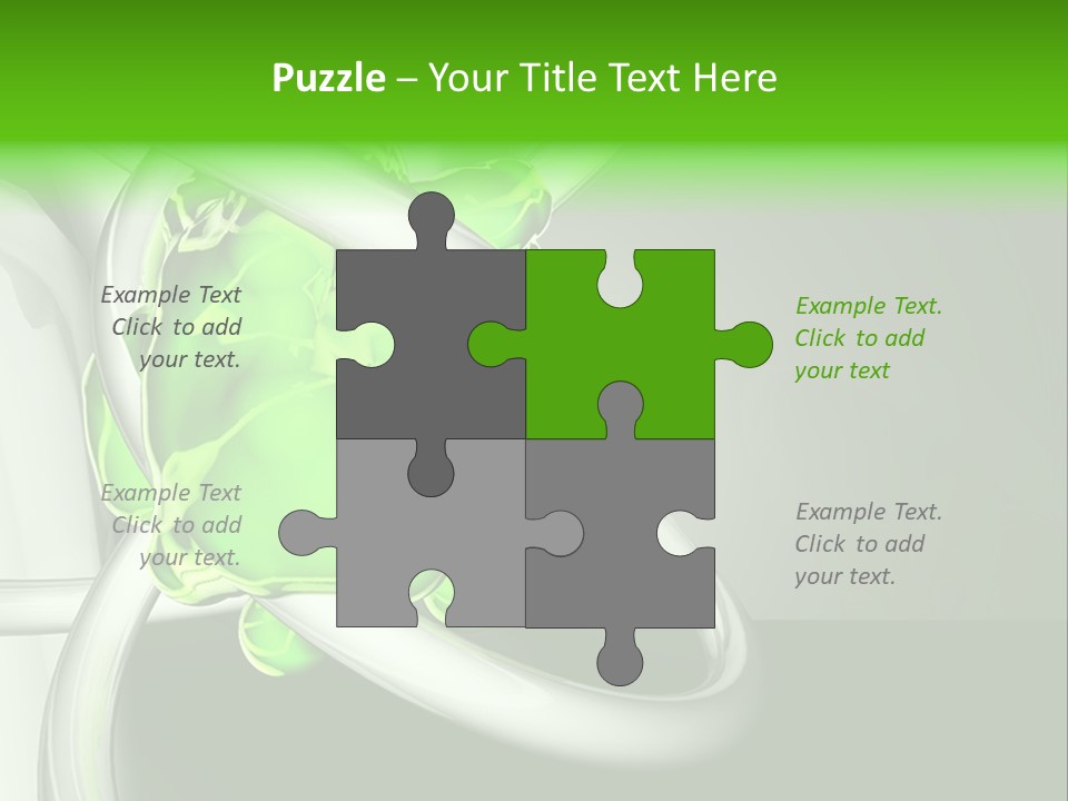 Colors Blob Green PowerPoint Template