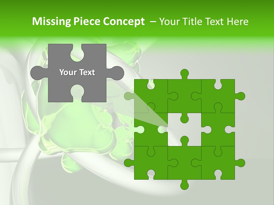 Colors Blob Green PowerPoint Template