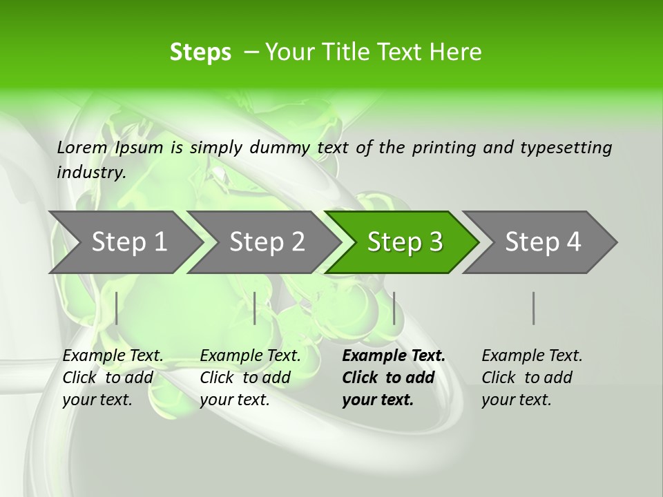 Colors Blob Green PowerPoint Template