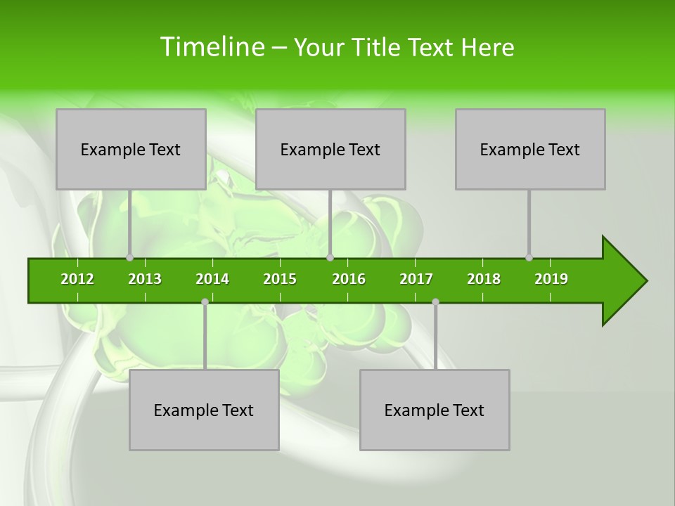 Colors Blob Green PowerPoint Template