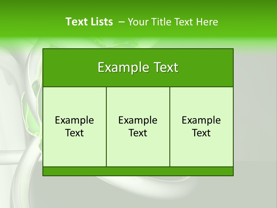 Colors Blob Green PowerPoint Template