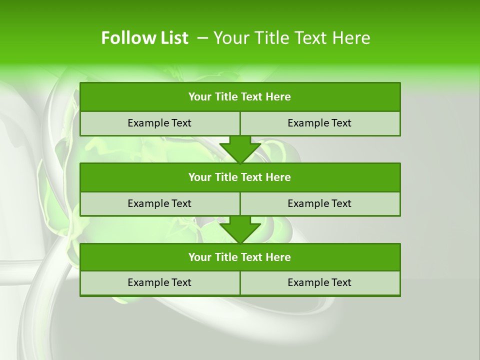 Colors Blob Green PowerPoint Template