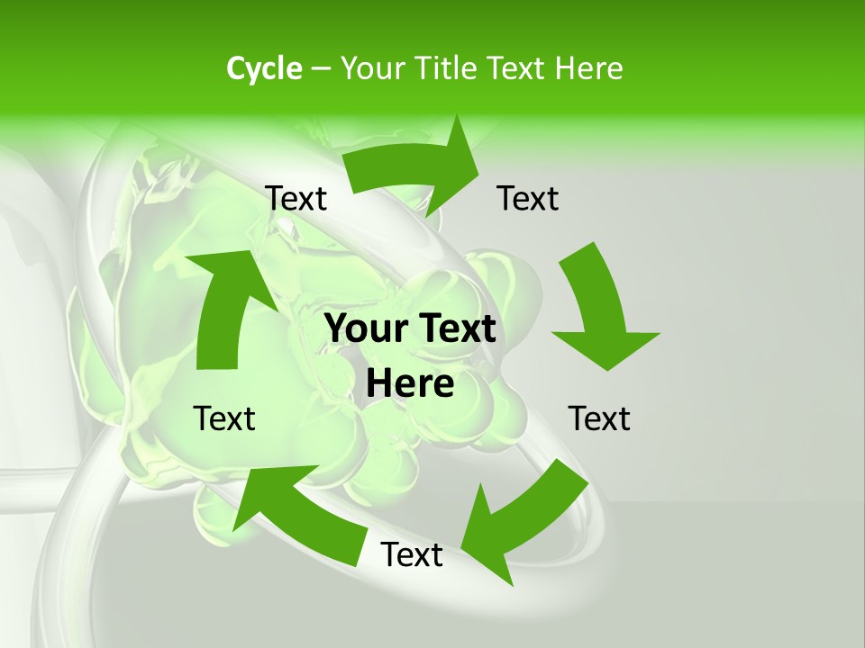 Colors Blob Green PowerPoint Template