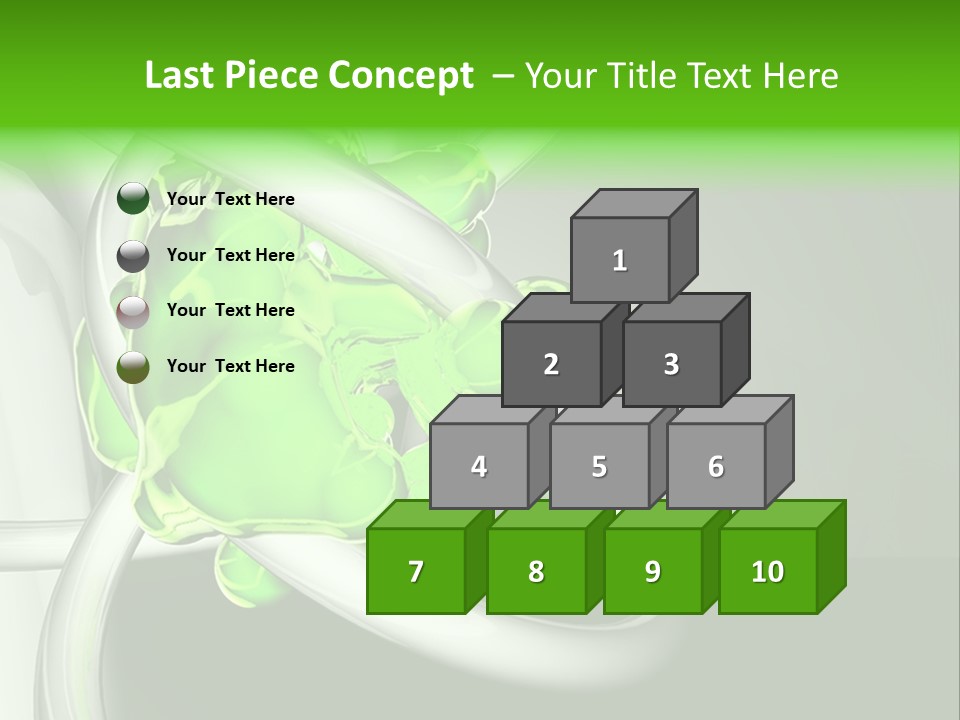 Colors Blob Green PowerPoint Template