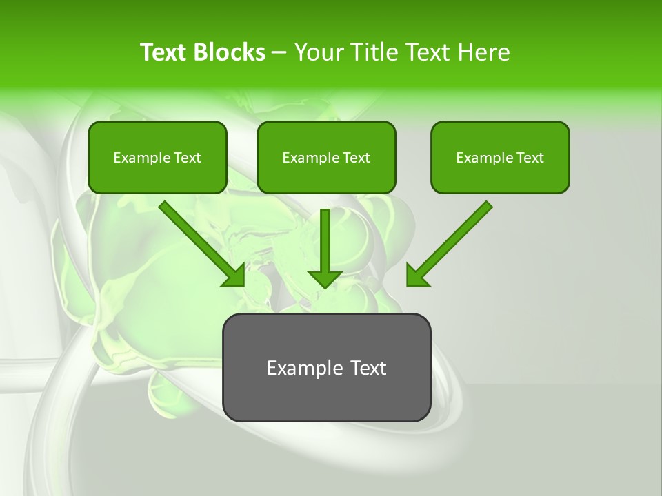 Colors Blob Green PowerPoint Template