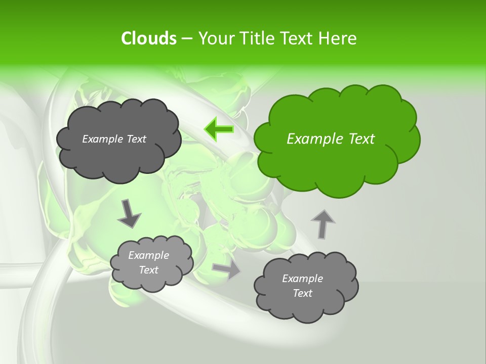 Colors Blob Green PowerPoint Template