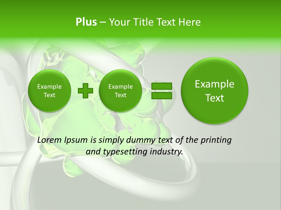 Colors Blob Green PowerPoint Template