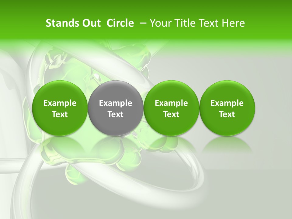 Colors Blob Green PowerPoint Template