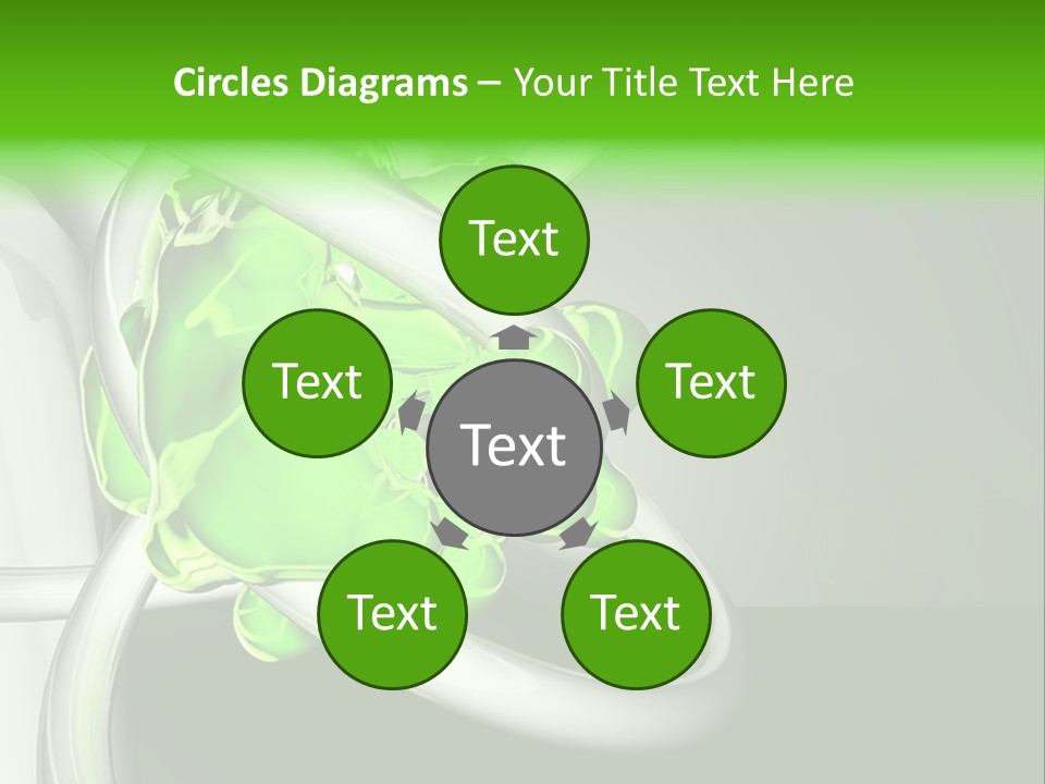 Colors Blob Green PowerPoint Template