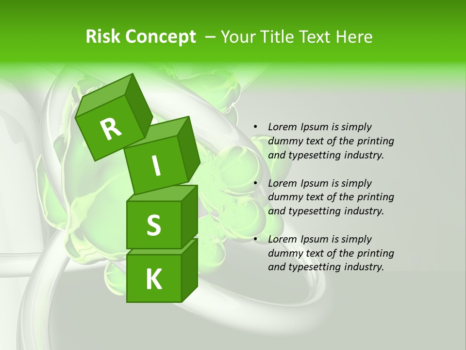 Colors Blob Green PowerPoint Template