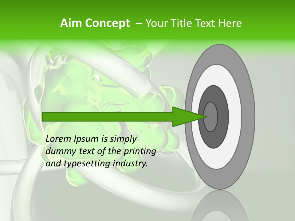 Colors Blob Green PowerPoint Template