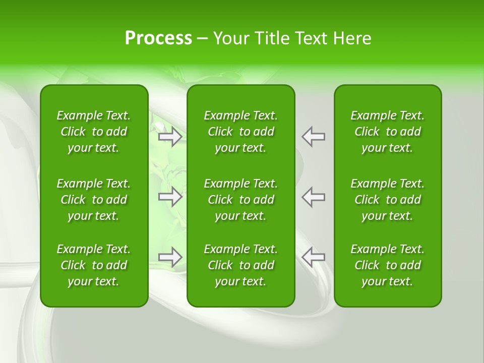 Colors Blob Green PowerPoint Template