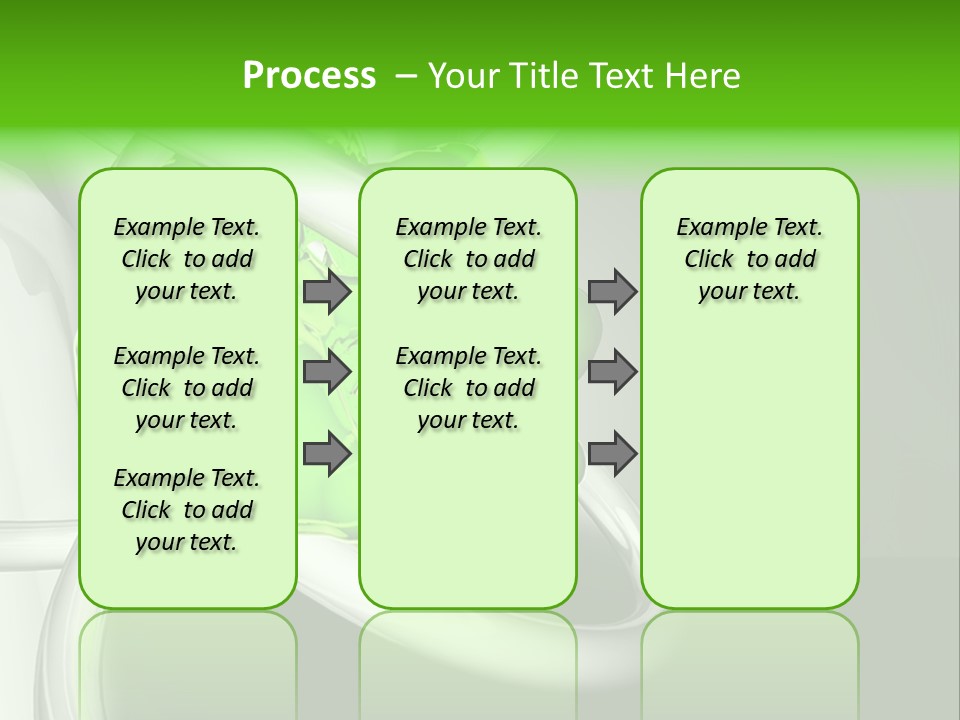 Colors Blob Green PowerPoint Template