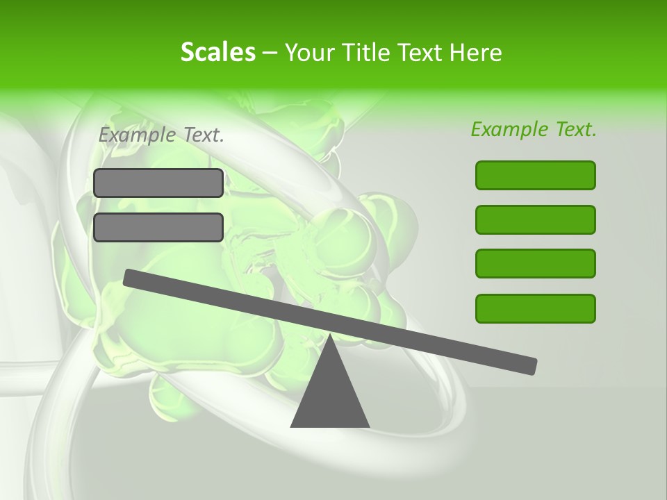 Colors Blob Green PowerPoint Template