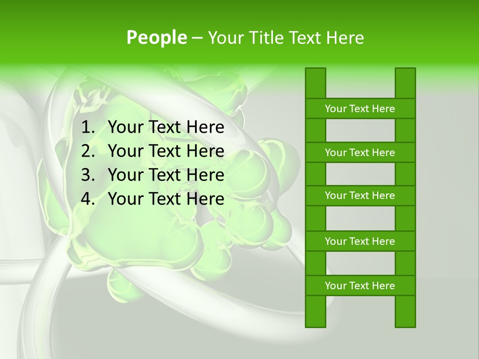 Colors Blob Green PowerPoint Template