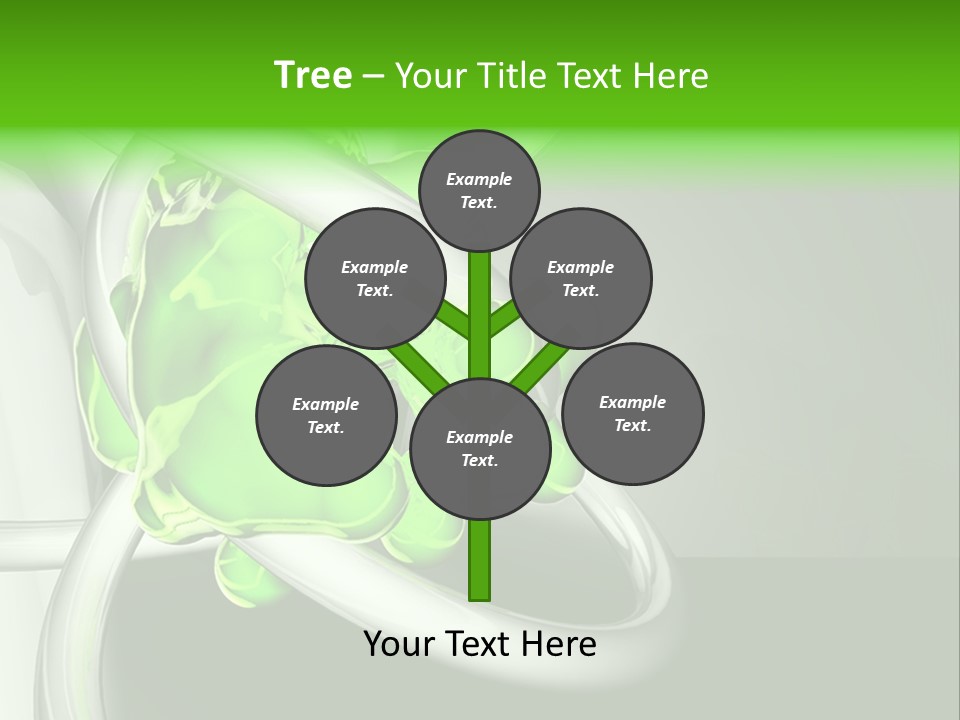 Colors Blob Green PowerPoint Template