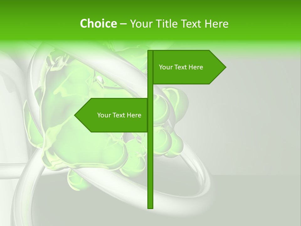 Colors Blob Green PowerPoint Template