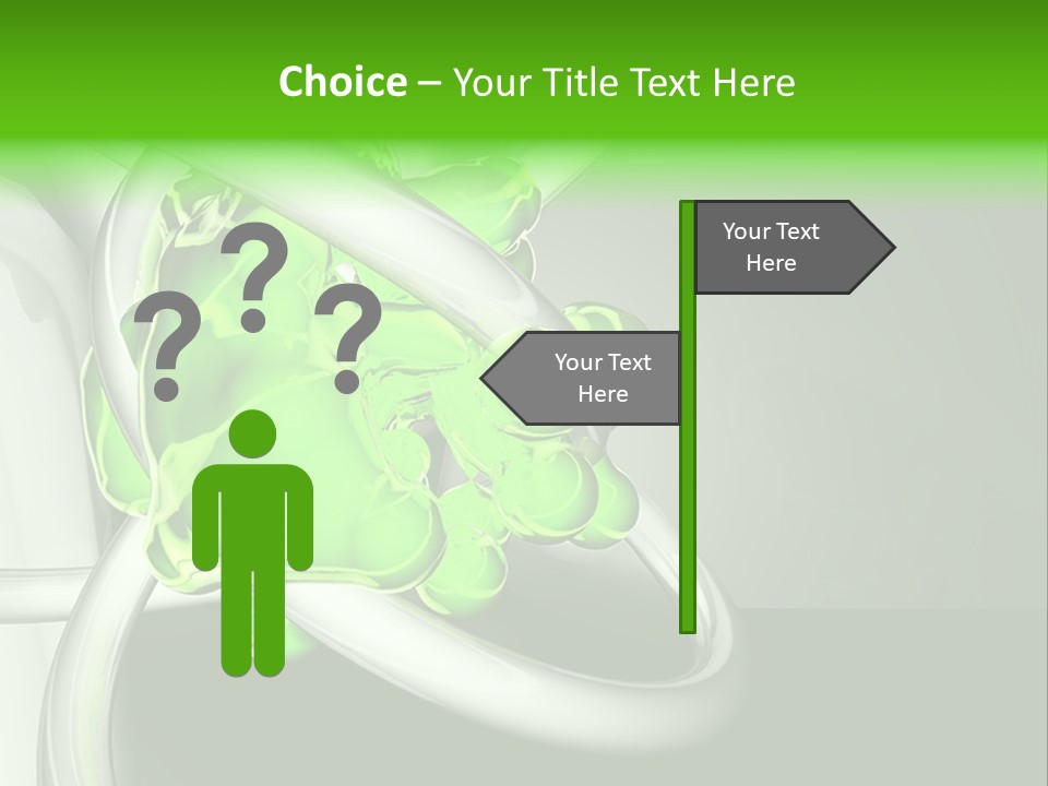 Colors Blob Green PowerPoint Template