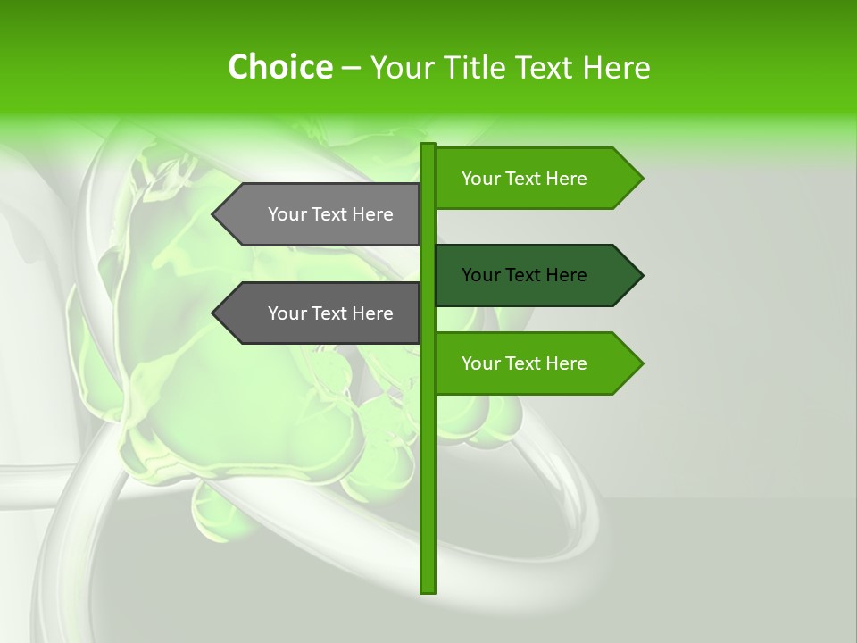 Colors Blob Green PowerPoint Template