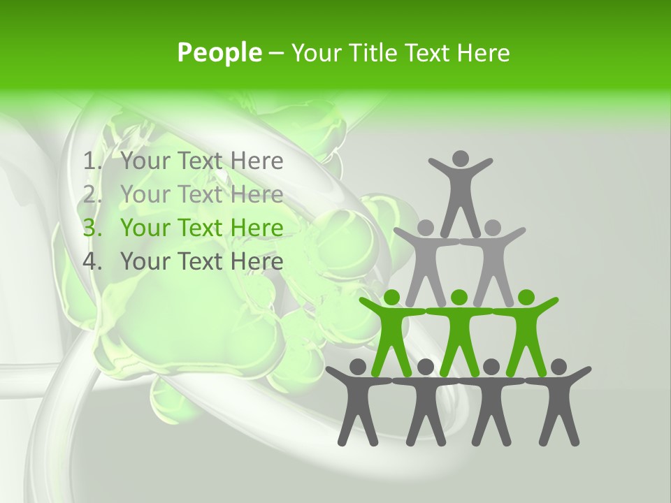 Colors Blob Green PowerPoint Template