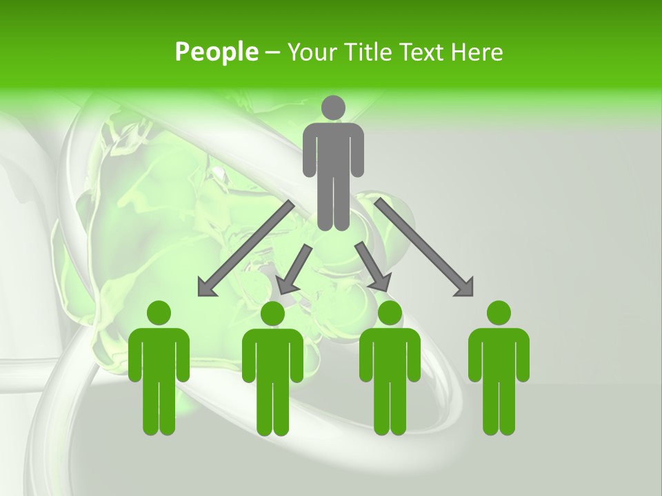 Colors Blob Green PowerPoint Template