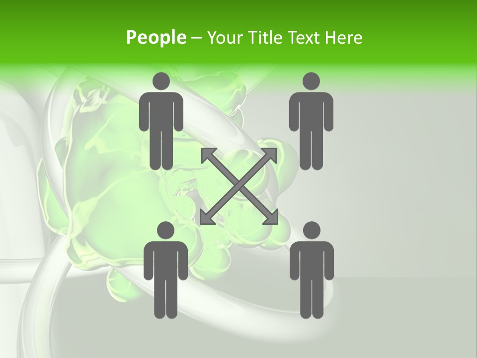 Colors Blob Green PowerPoint Template