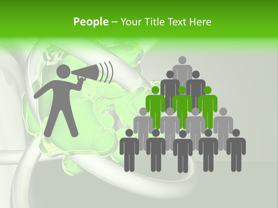Colors Blob Green PowerPoint Template