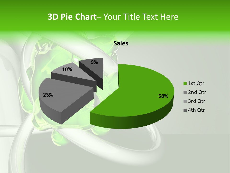 Colors Blob Green PowerPoint Template