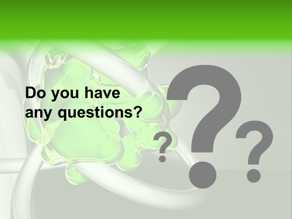 Colors Blob Green PowerPoint Template