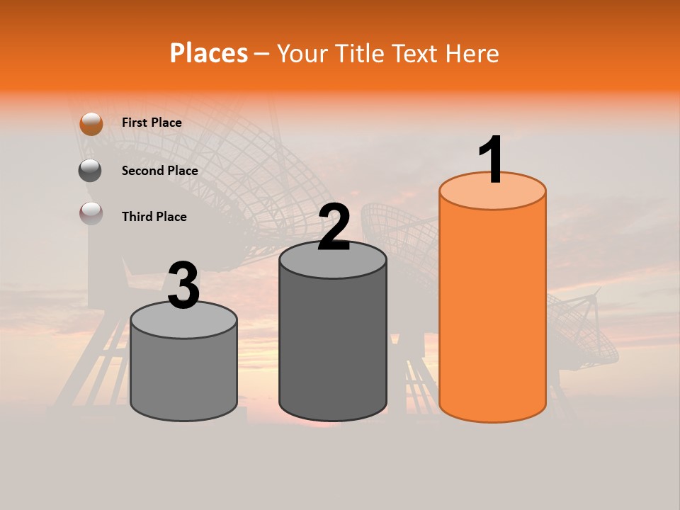 Tower Medium Dishes PowerPoint Template