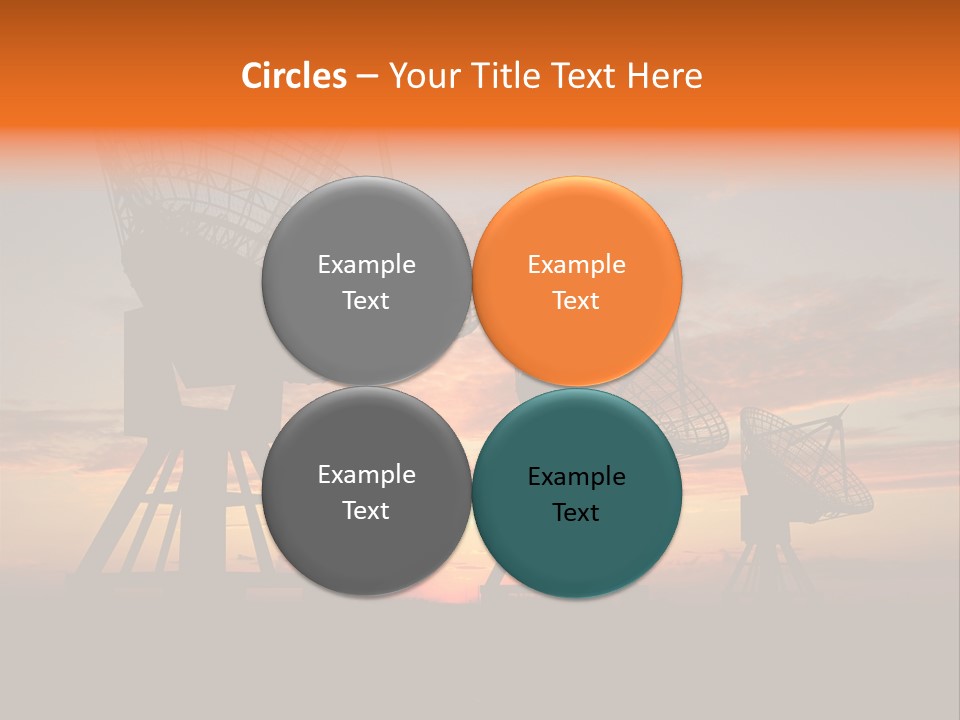Tower Medium Dishes PowerPoint Template
