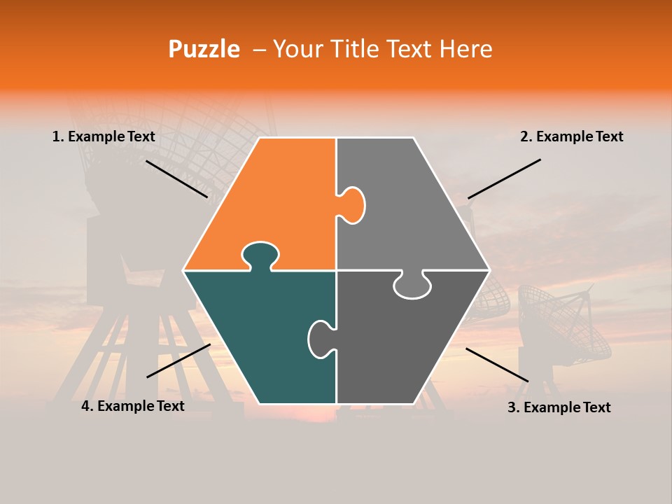 Tower Medium Dishes PowerPoint Template