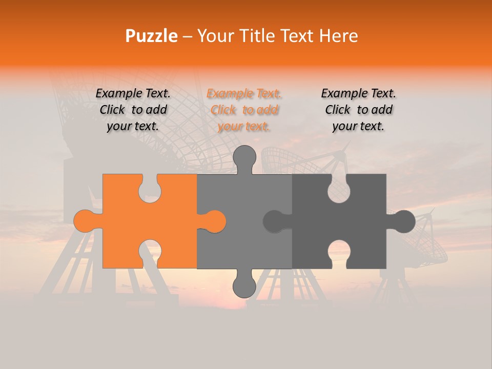 Tower Medium Dishes PowerPoint Template