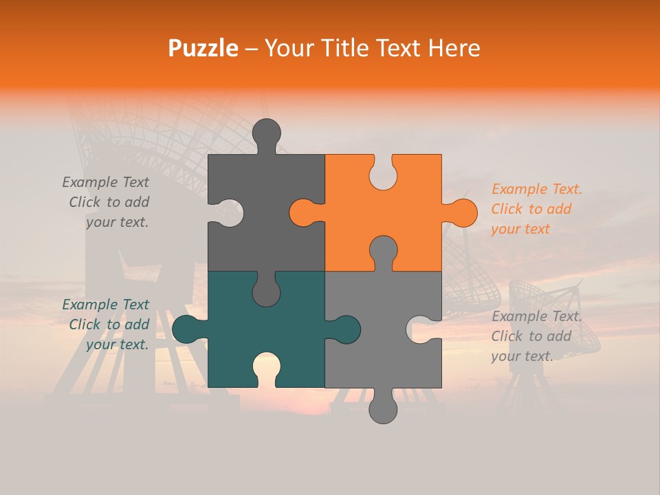 Tower Medium Dishes PowerPoint Template