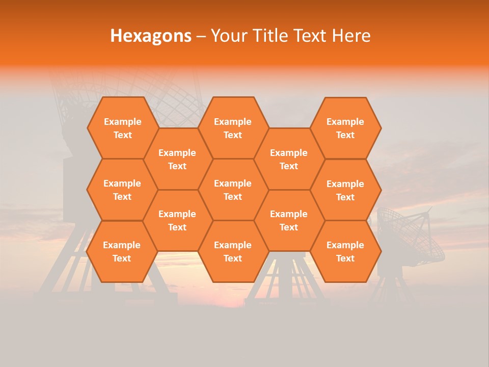 Tower Medium Dishes PowerPoint Template